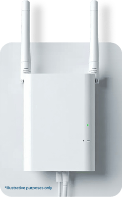 White generic wireless access point